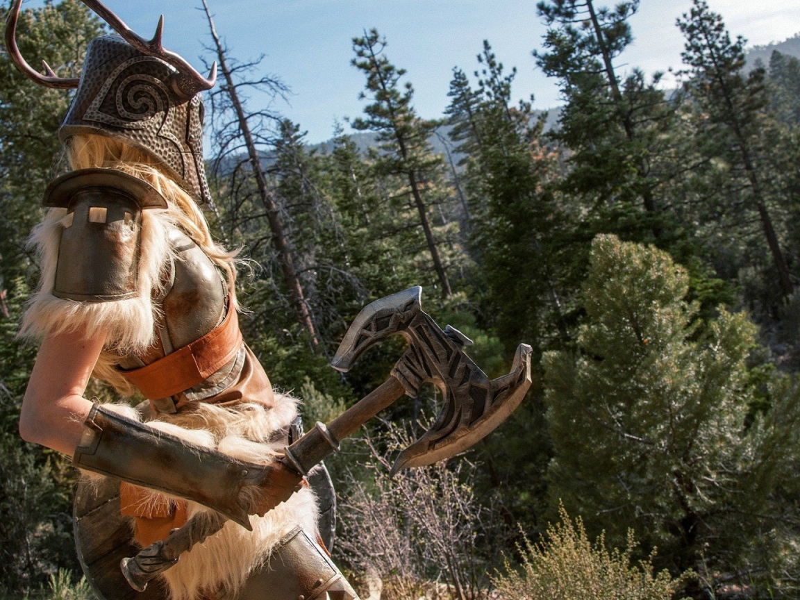 Охотник с топором