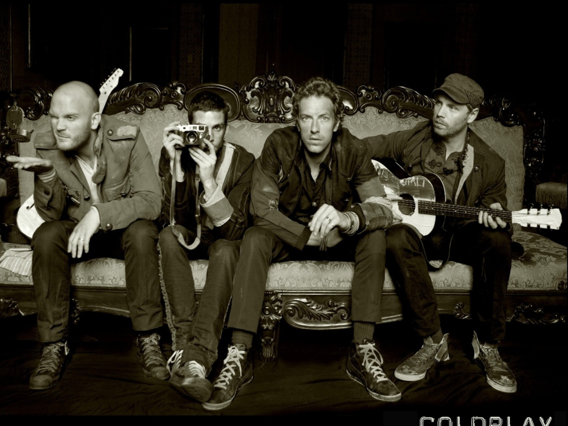 Coldplay ретро картина
