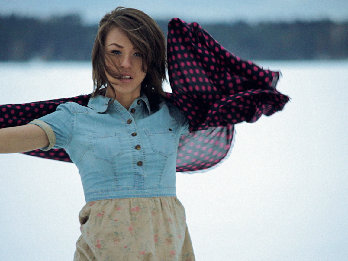 Iowa на фоне снега