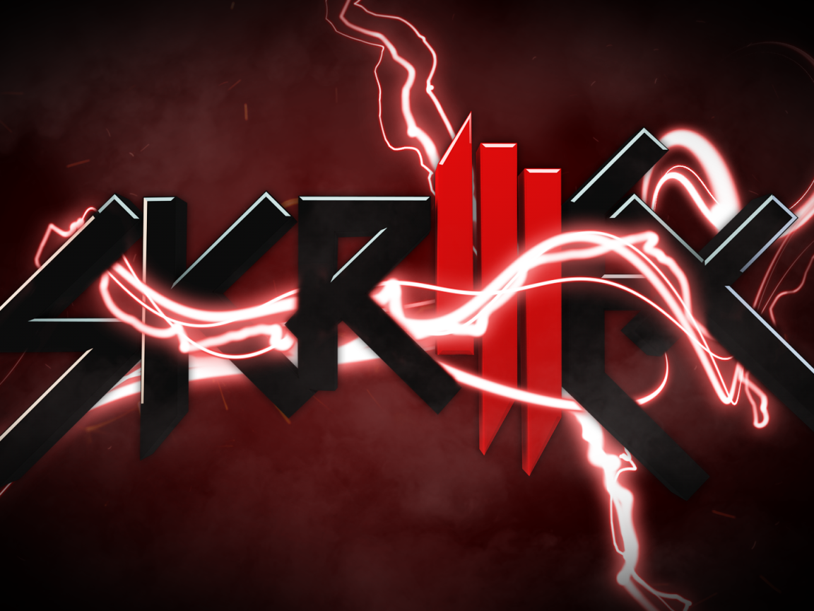Skrillex потрясающая красная заставка