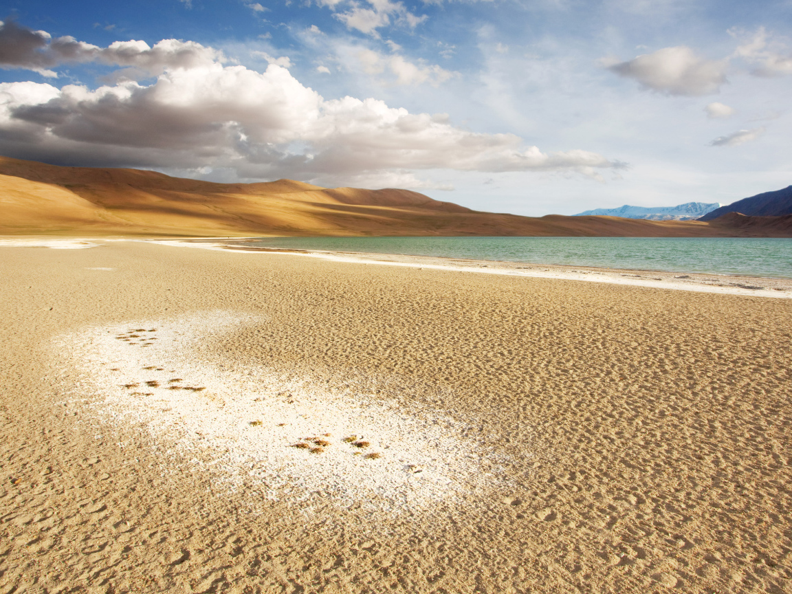 Чистый морской пляж