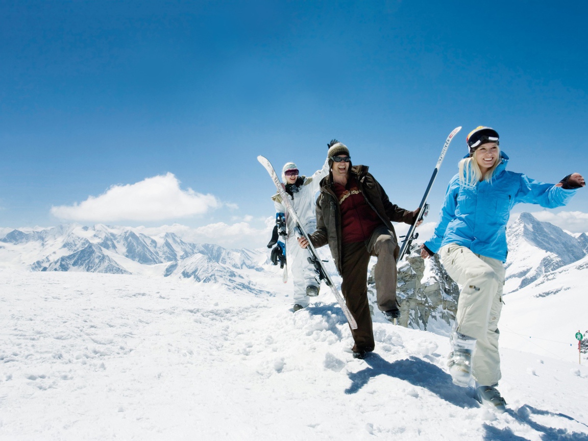 Веселый отдых в горах