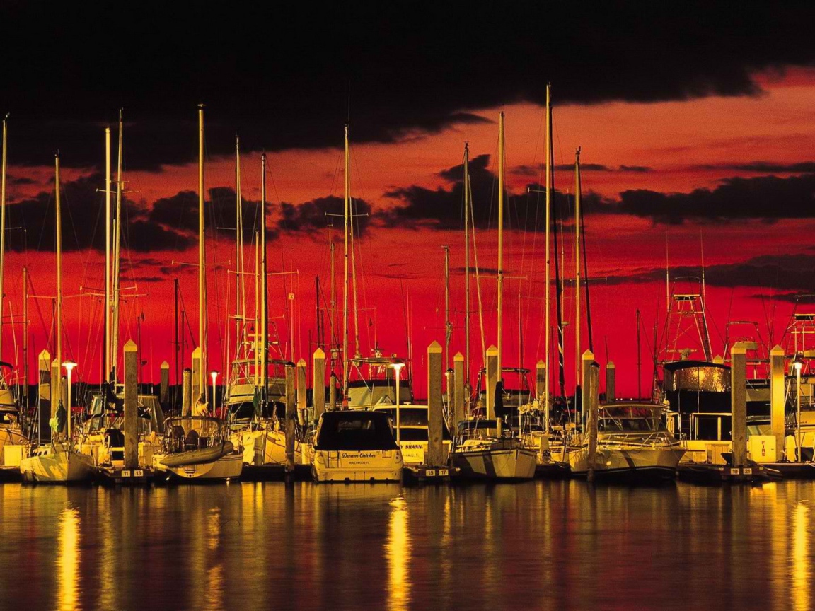 Яхты на пристани во Флориде