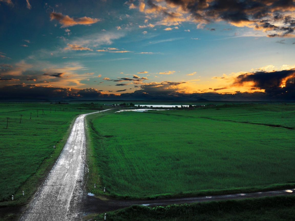 дорога на закат