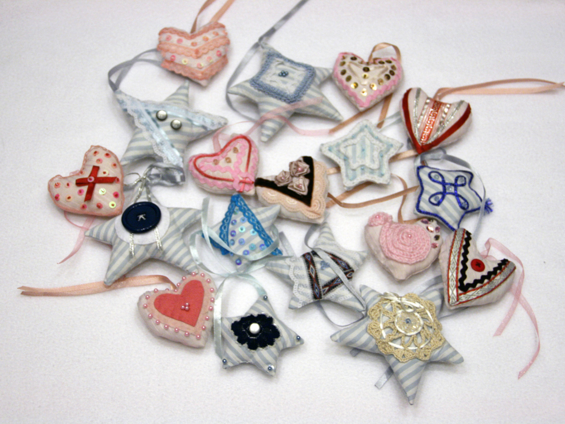 Елочные игрушки ручной работы