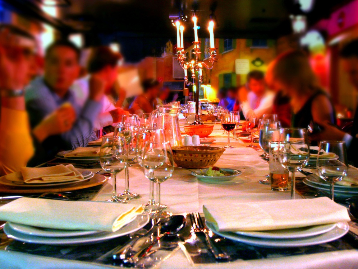 Новогодний праздничный стол