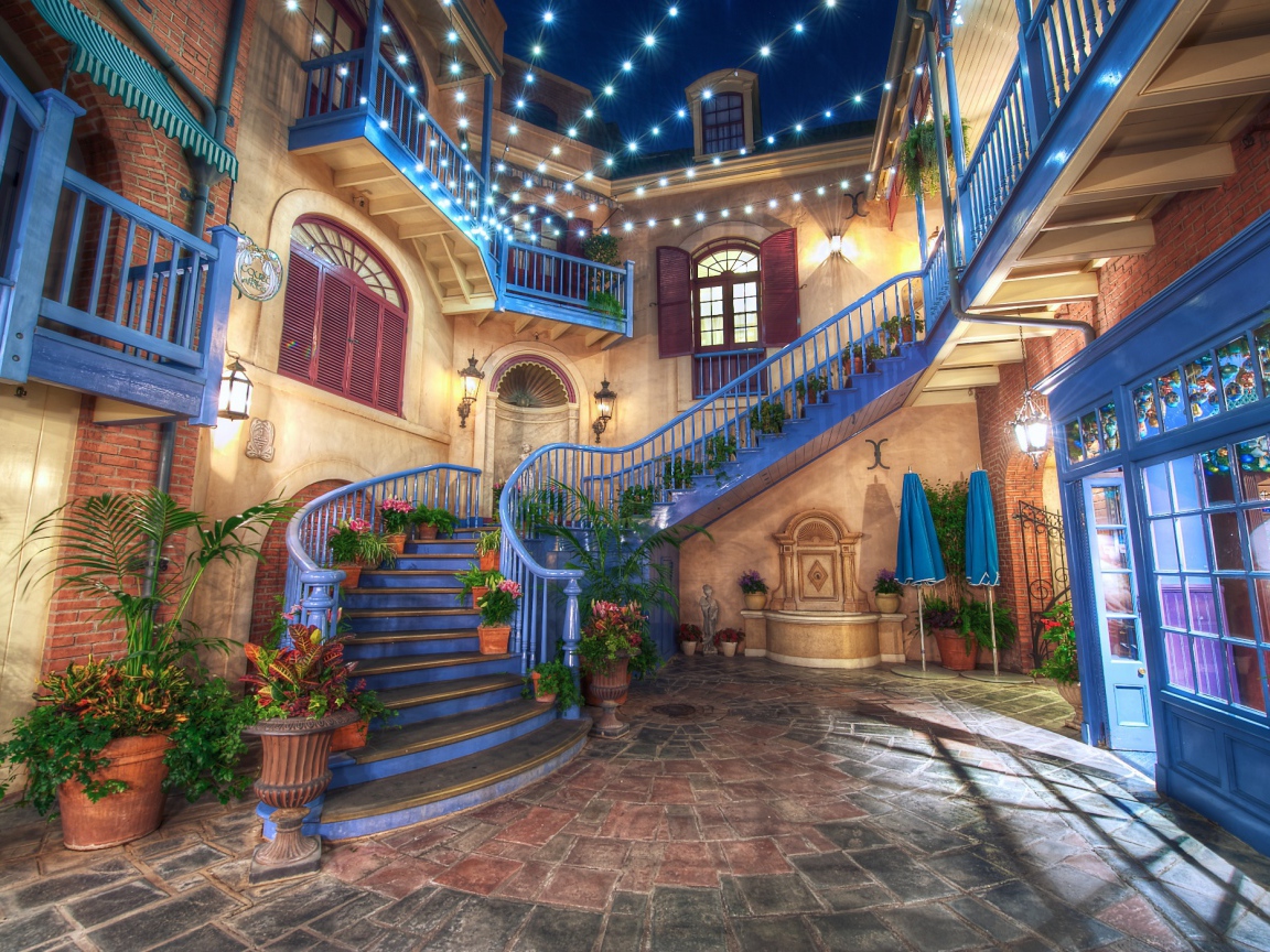 Уличные новогодние гирлянды