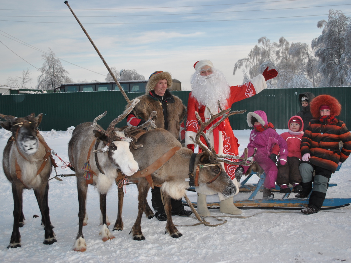 B гости к деду морозу