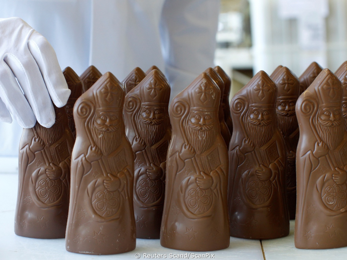 Шоколадный дед мороз