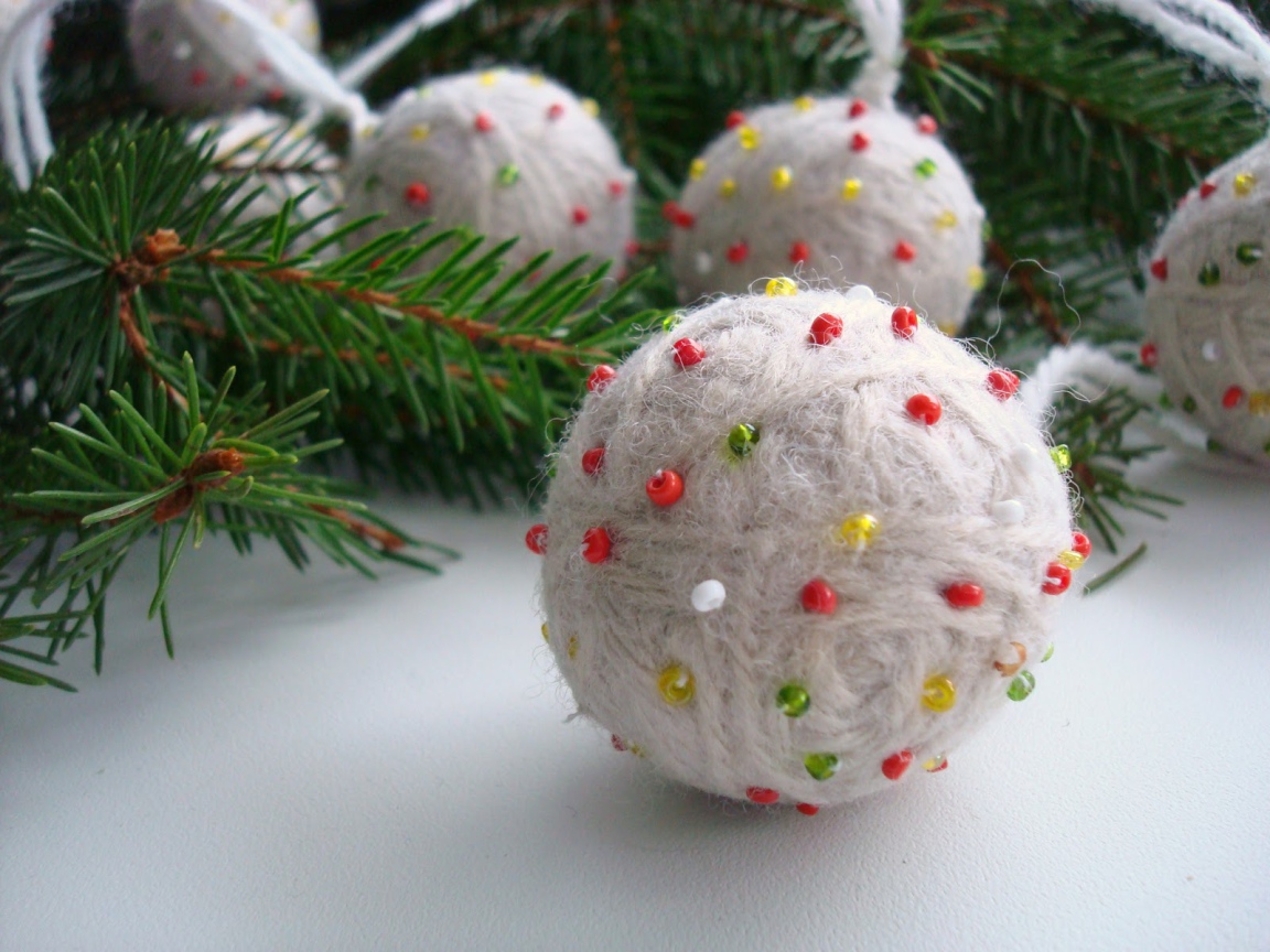felted Christmas decorations
