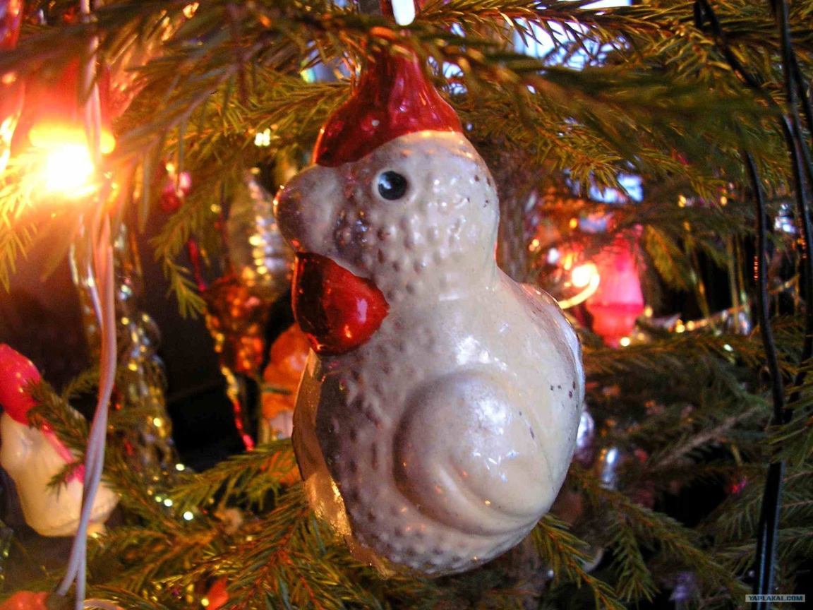 Cтарые советские елочные игрушки