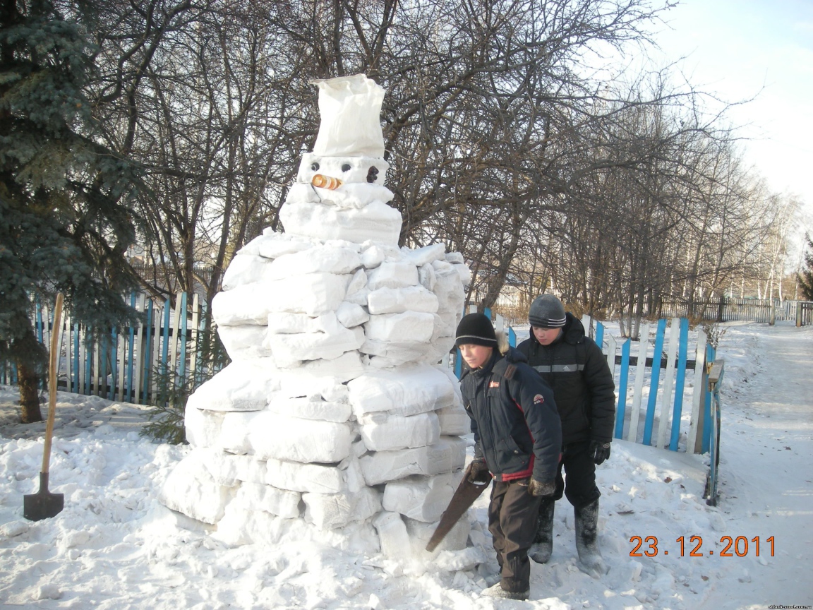 Cнежный дед мороз