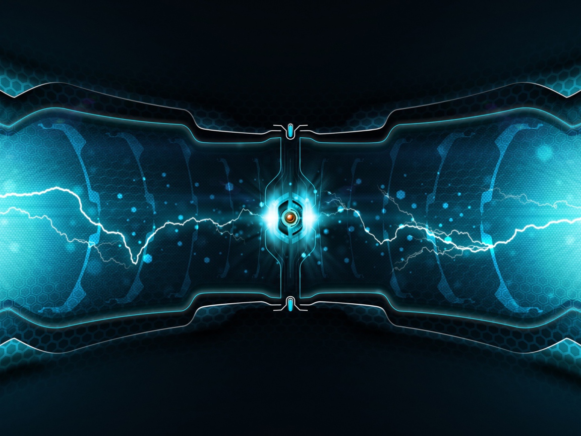 Абстракция с молнией