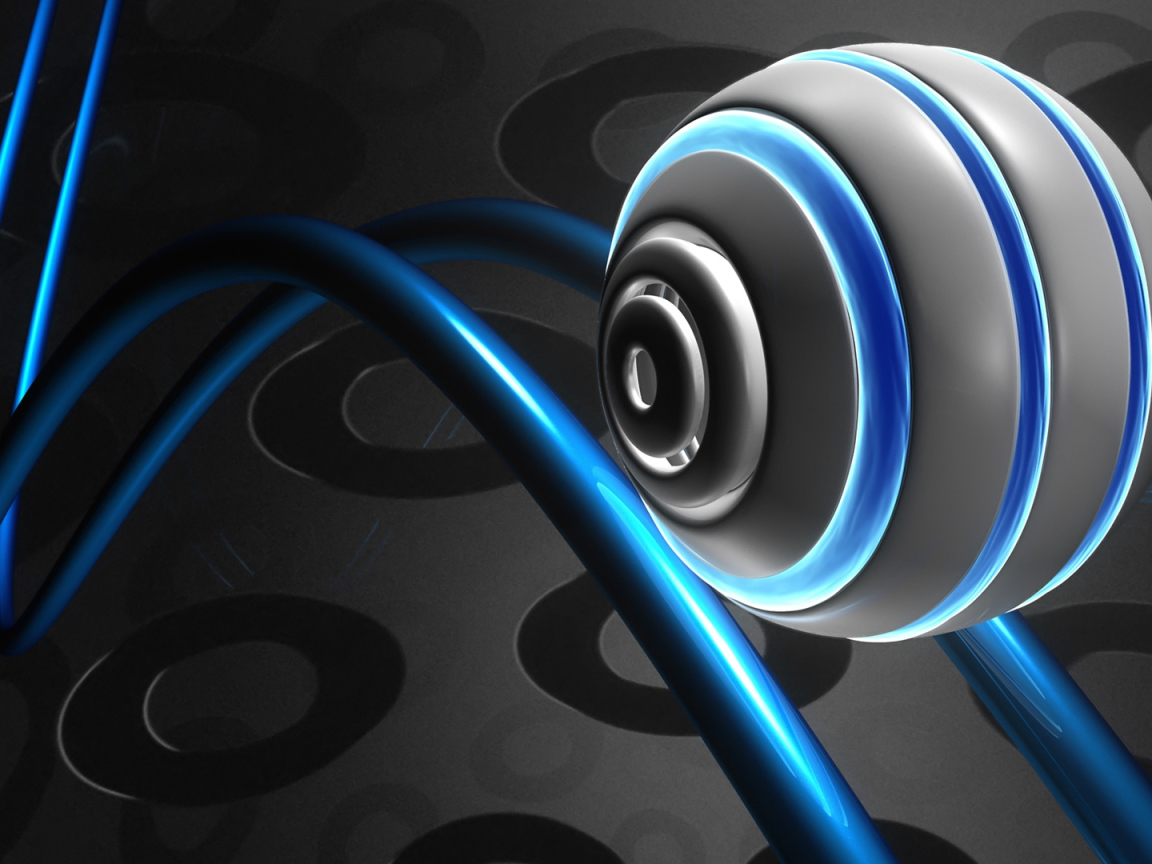 Шар катится по рельсам