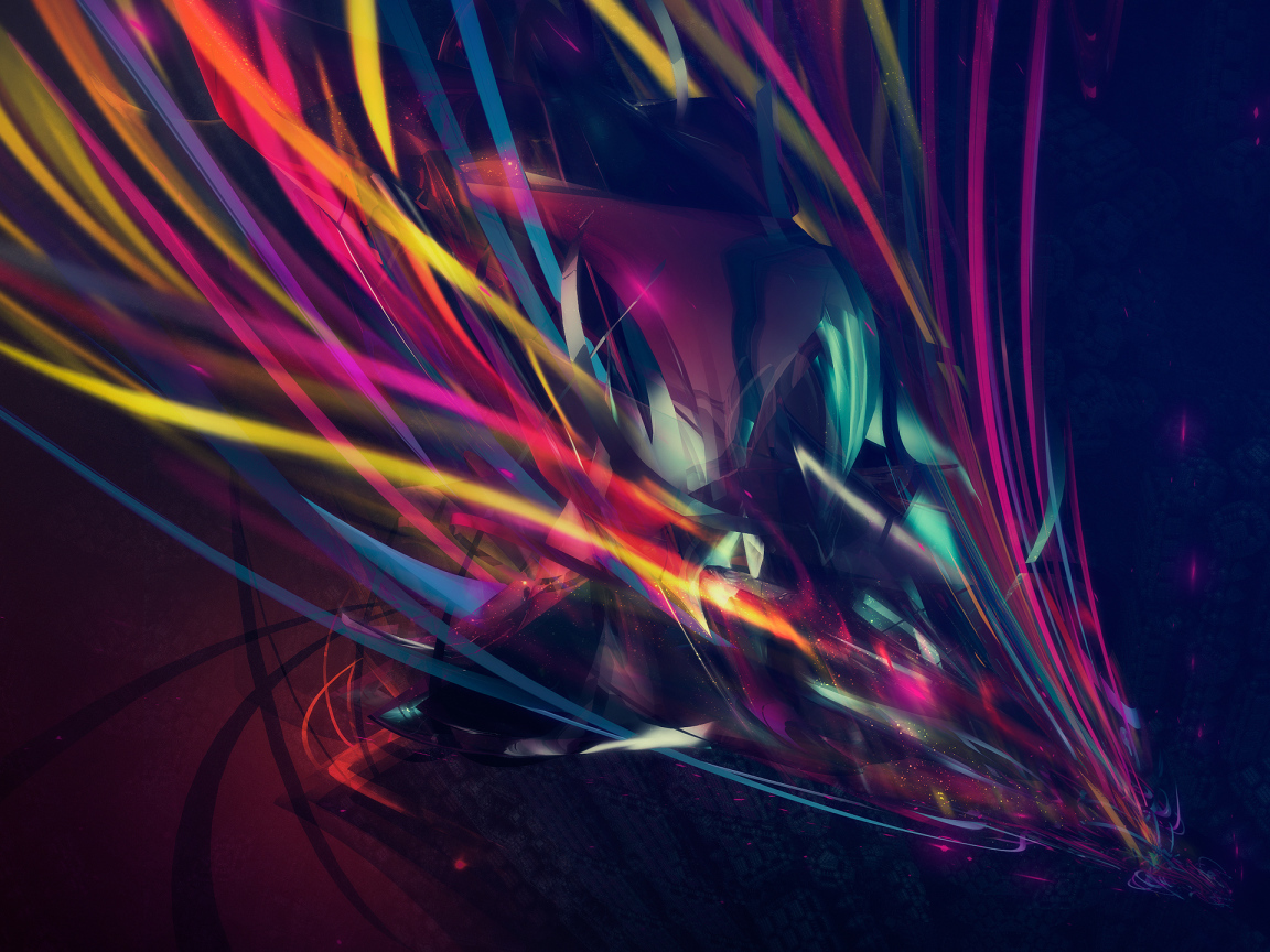 Цифровой рисунок пламя