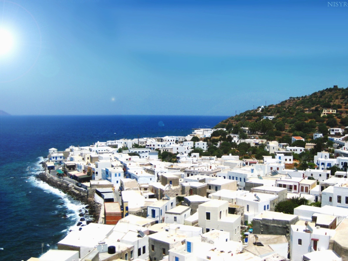 Остров Нисирос в Греции