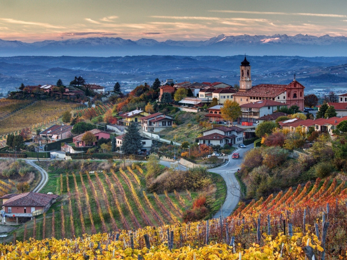 Возделанные поля Италии