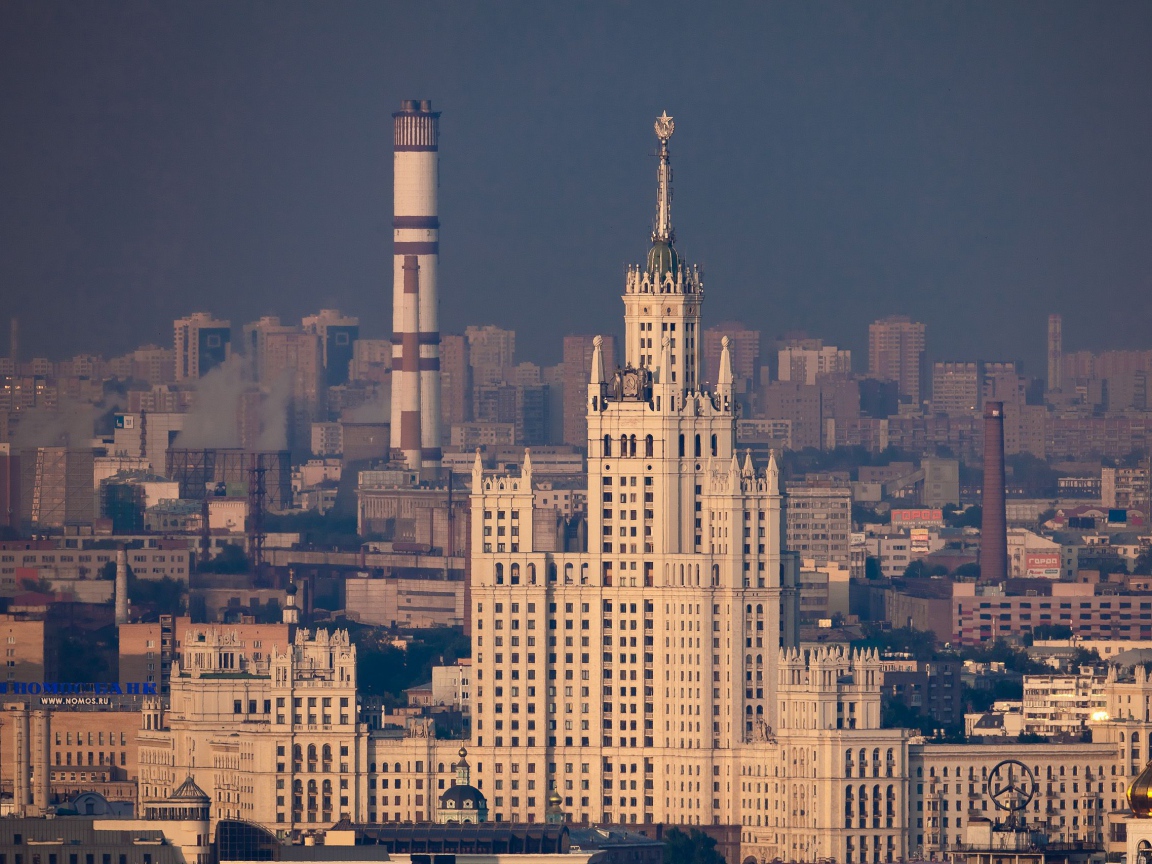 Удивительный пейзаж Москвы