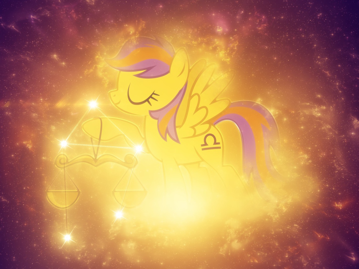 Красивый детский рисунок, весы