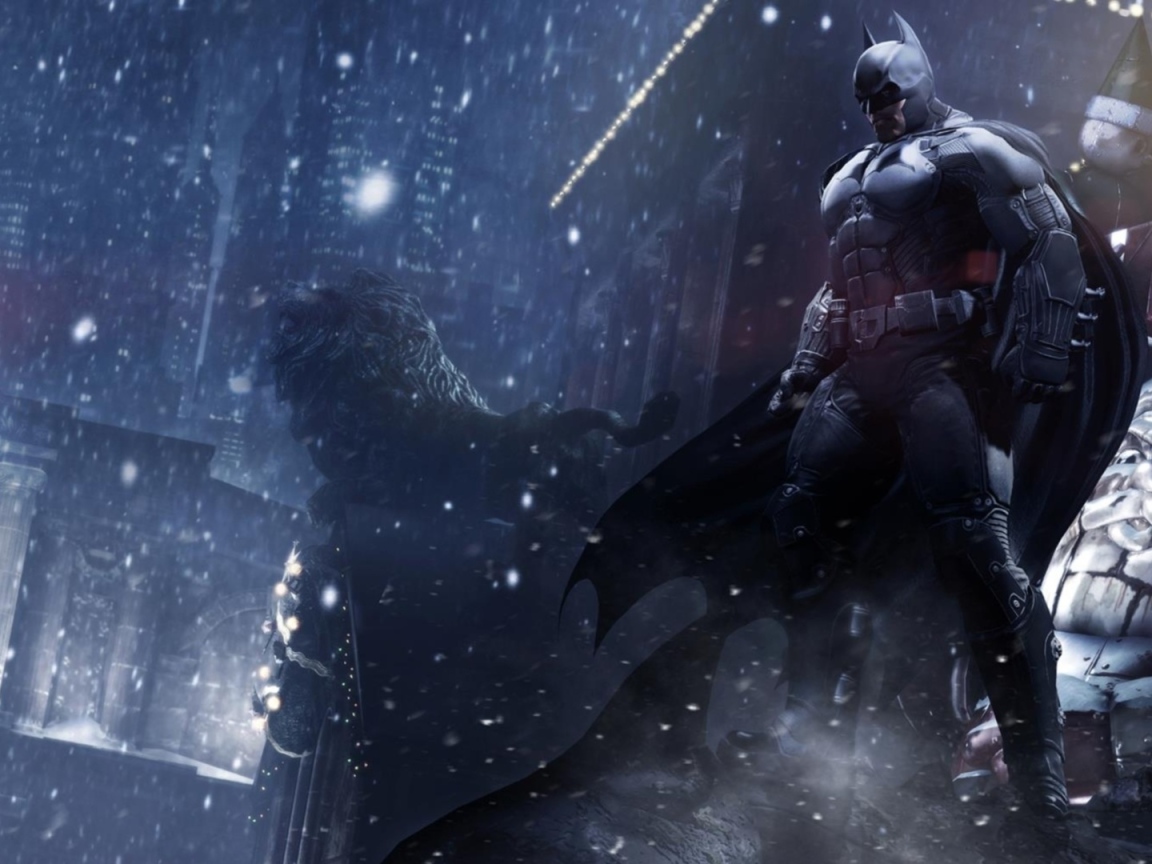 Batman: Arkham Origins Бэтмен на крыше