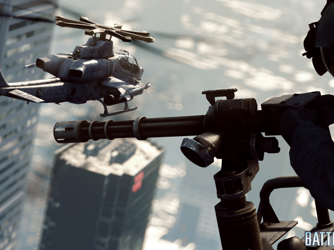 Battlefield 4 солдат в вертолете