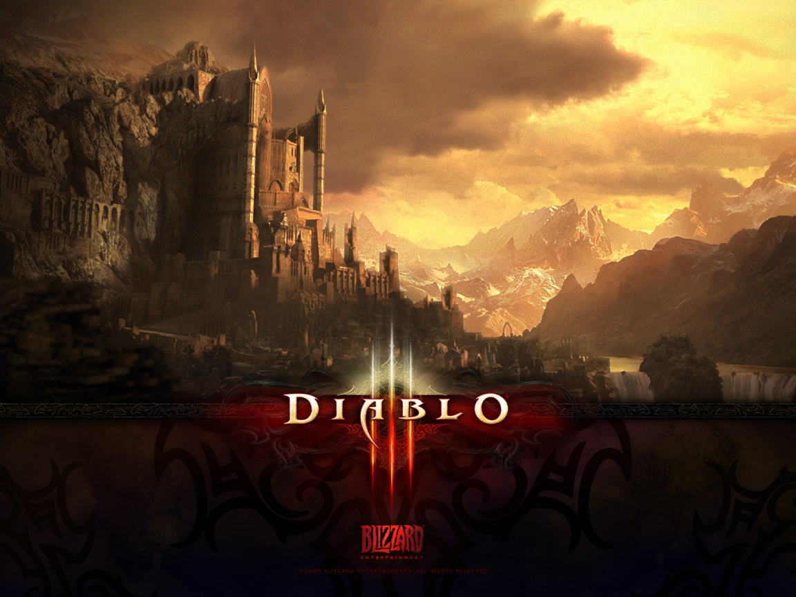  Diablo III: вид на замок