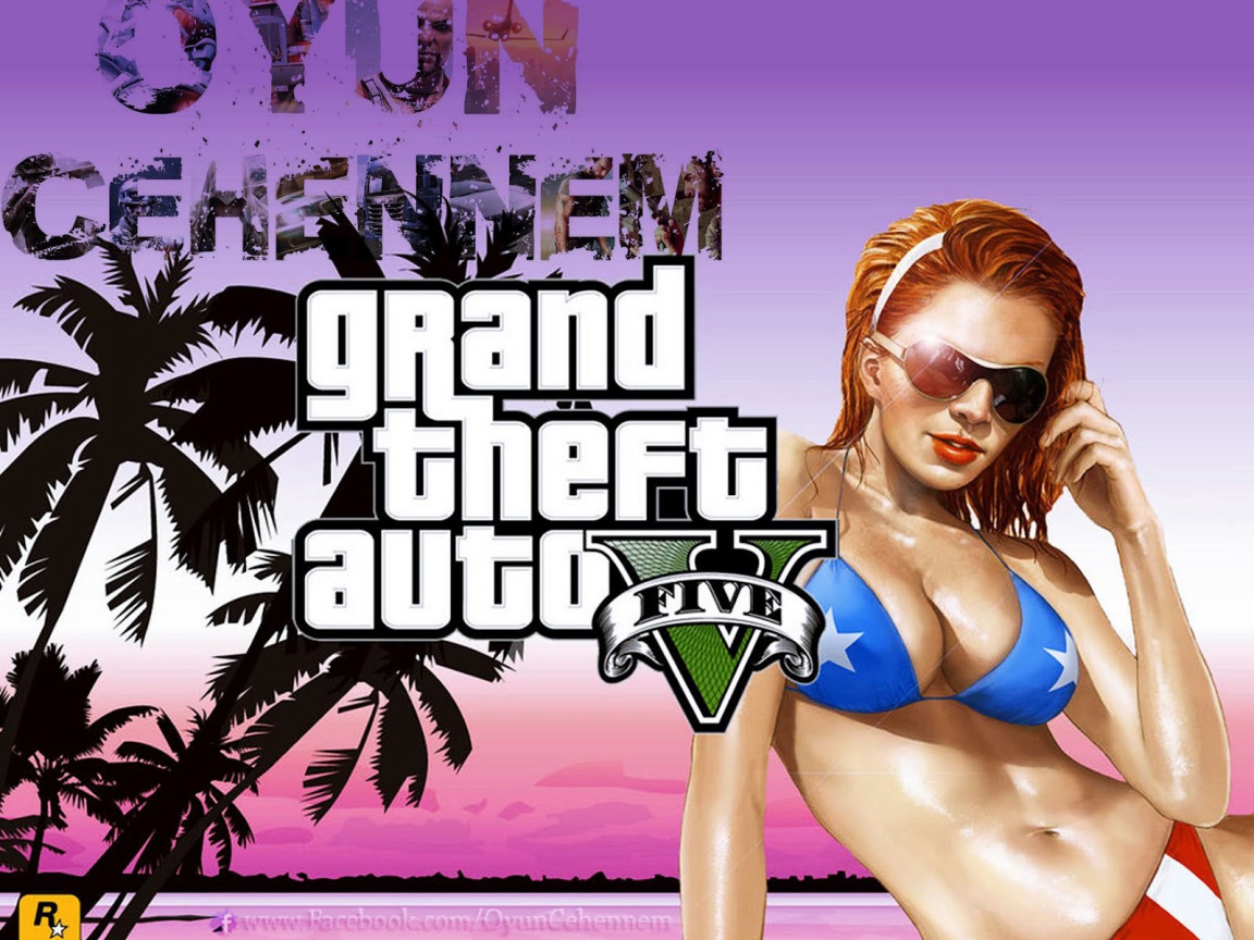 Grand Theft Auto V американская девушка