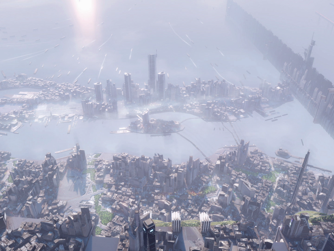 Killzone: Shadow Fall: далеко, город