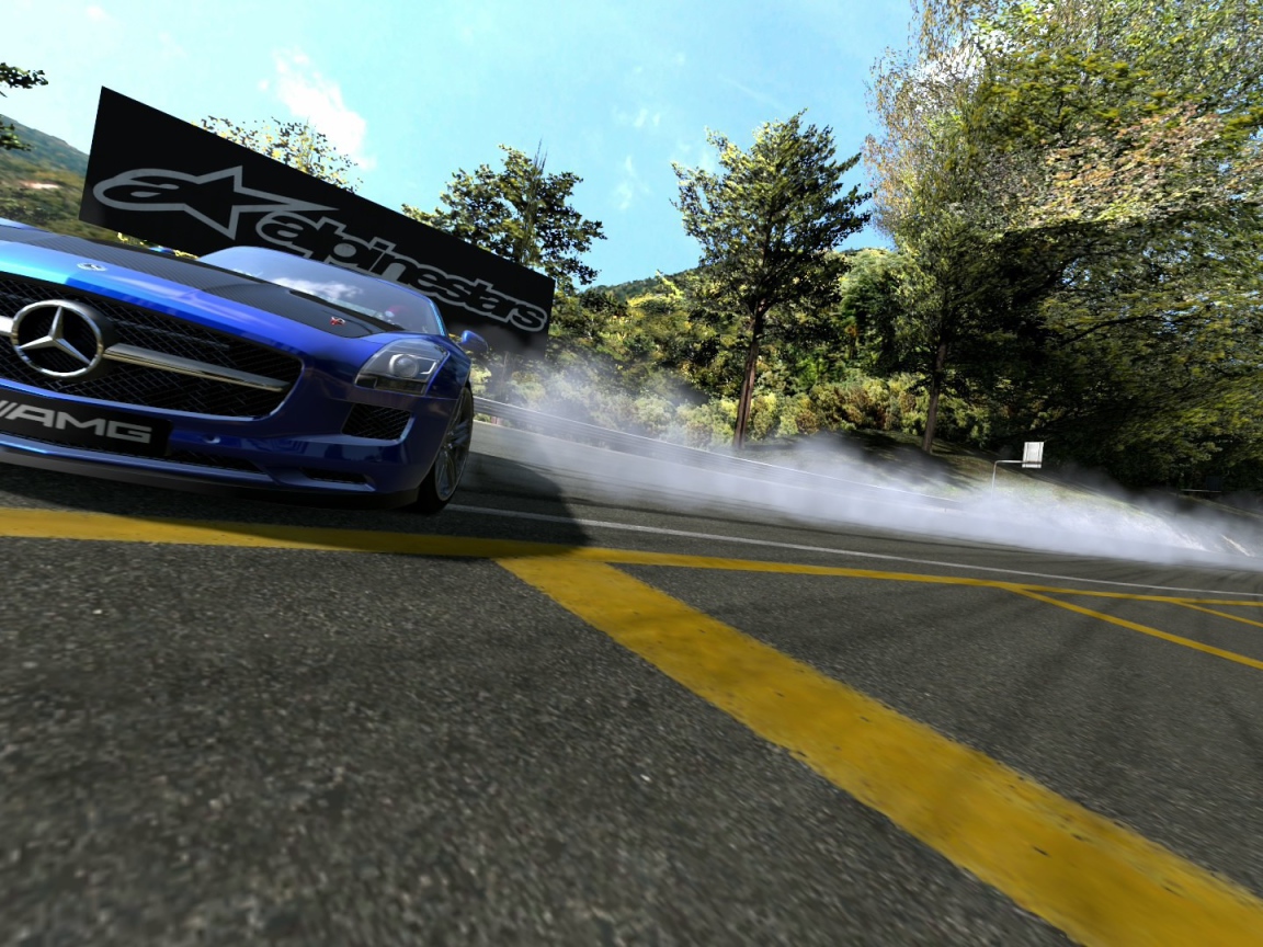 Мерседес из игры Gran Turismo 5