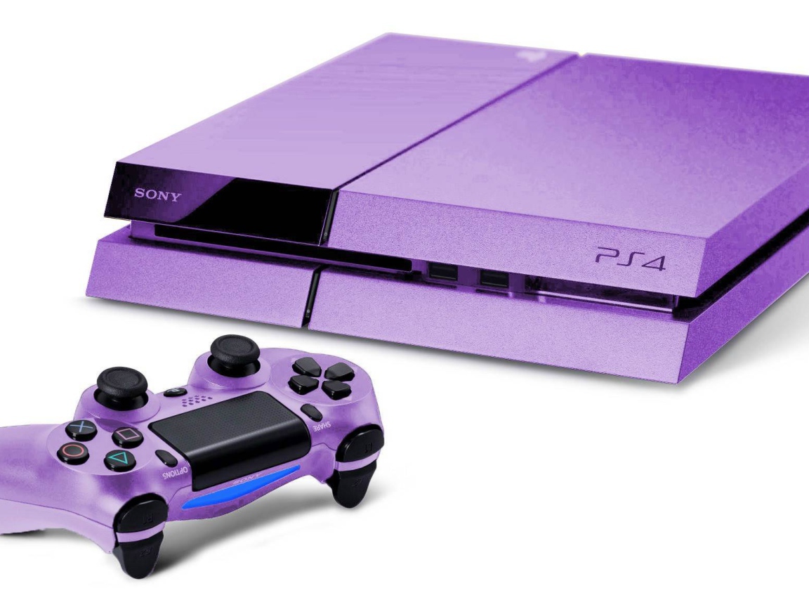 PS4 фиолетовая консоль