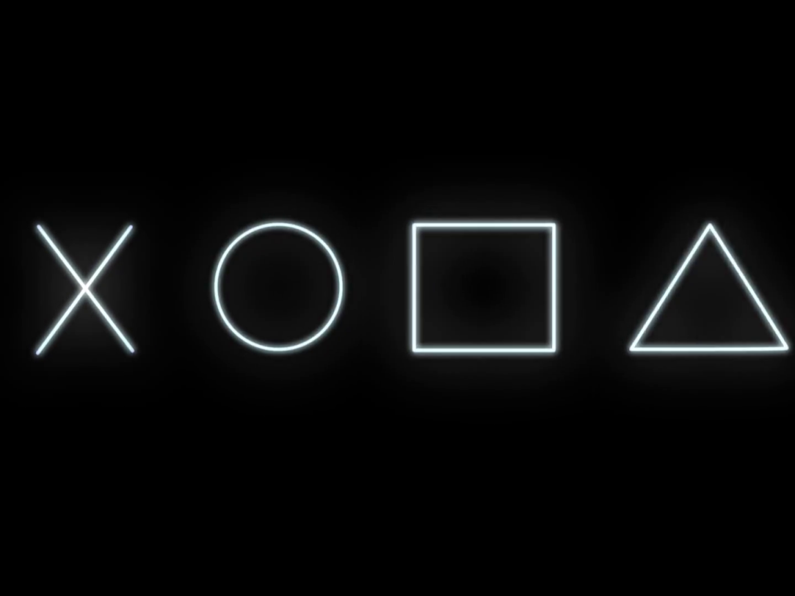 Sony Play Station 4 черный логотип