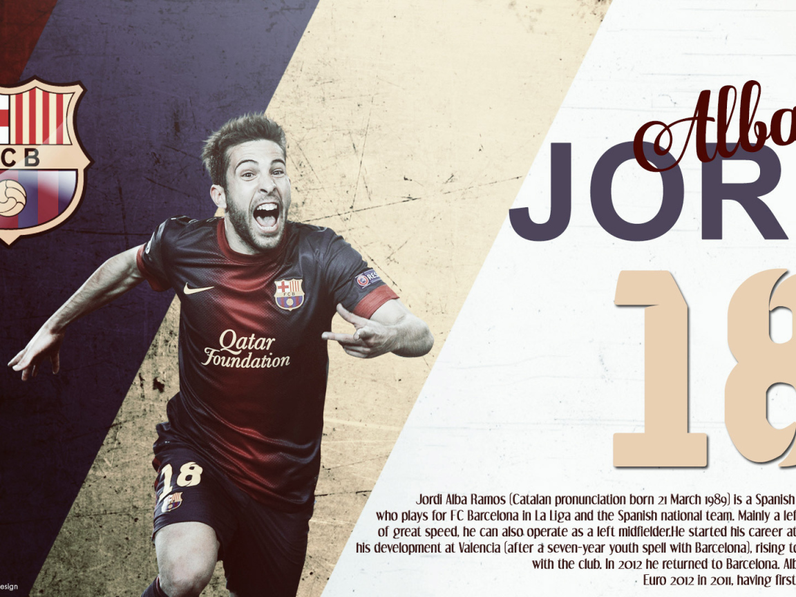 Лучший футболист Барселоны Хорди Альба