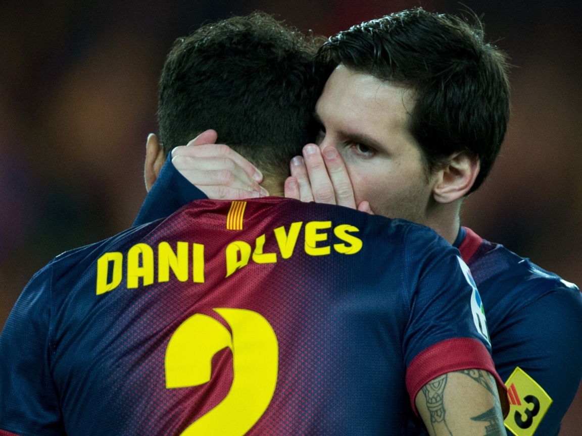 Лучший игрок Барселоны Даниэл Алвес