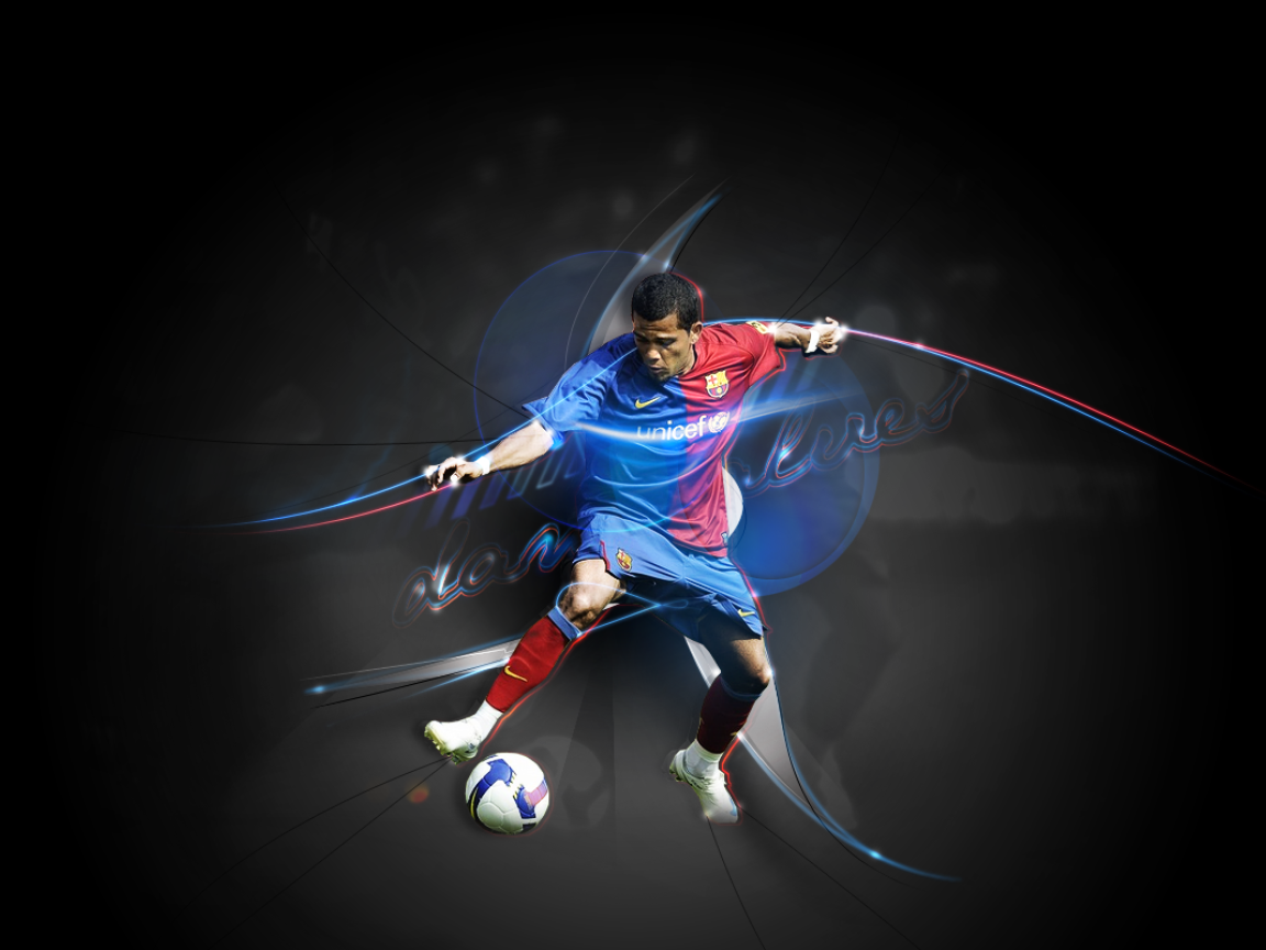 Защитник номер 2 Барселоны Даниэл Алвес