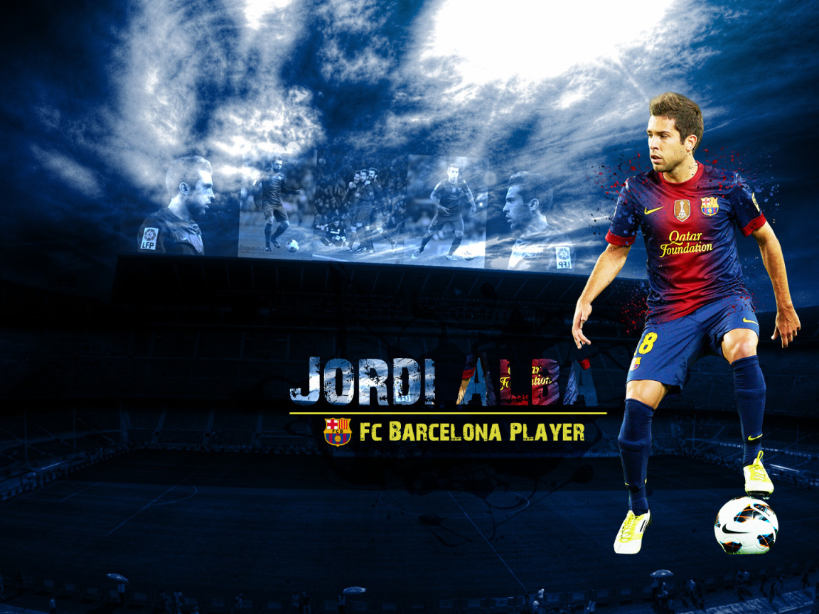 Футболист Барселоны Хорди Альба