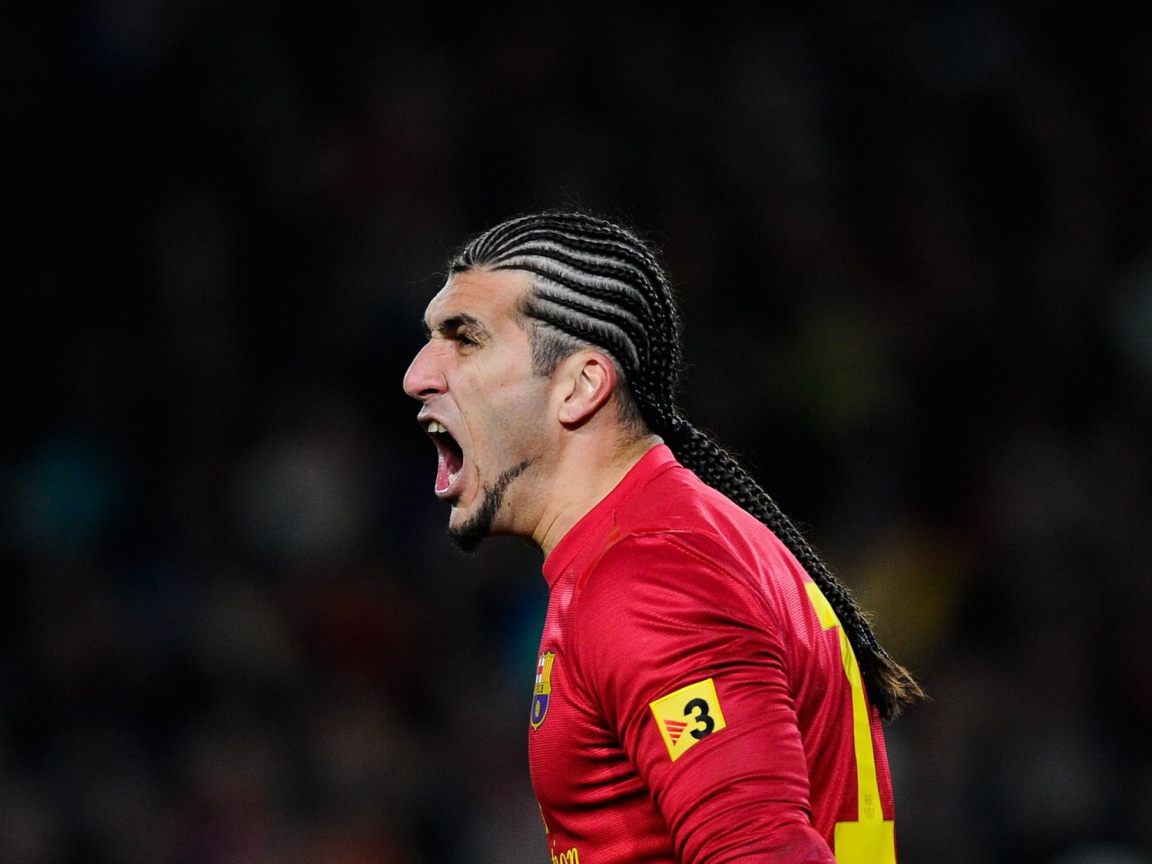 Голкипер Барселоны Хосе Пинто