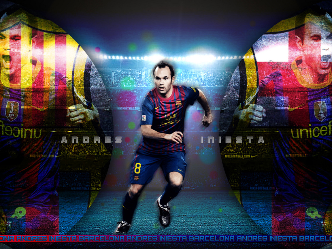 Полузащитник Барселоны Андрес Иньеста