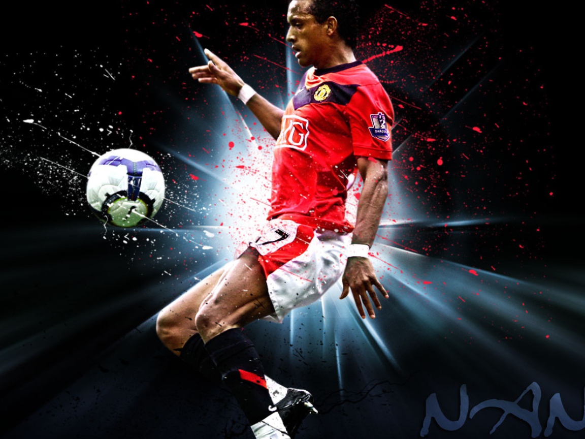 Игрок номер 17 из Манчестер Юнайтед Луиш Нани