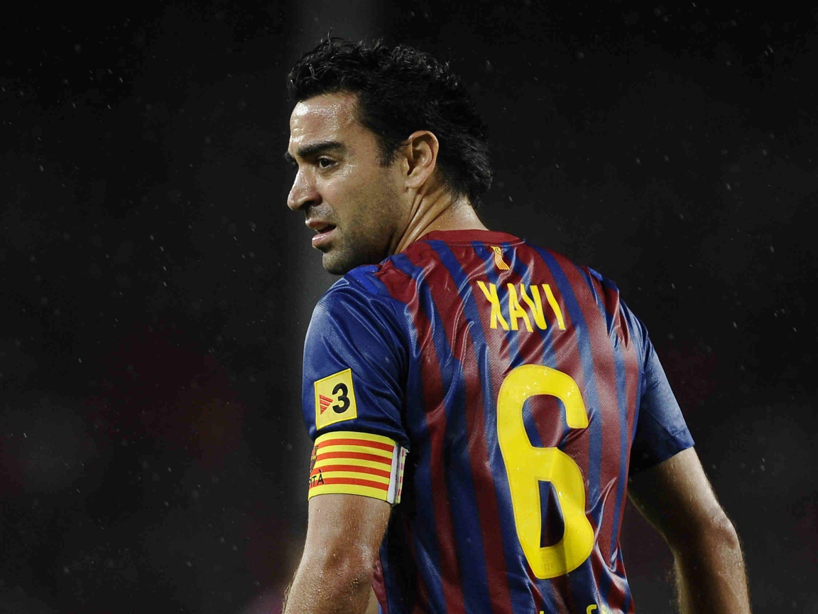 Игрок Барселоны Хави Эрнандес