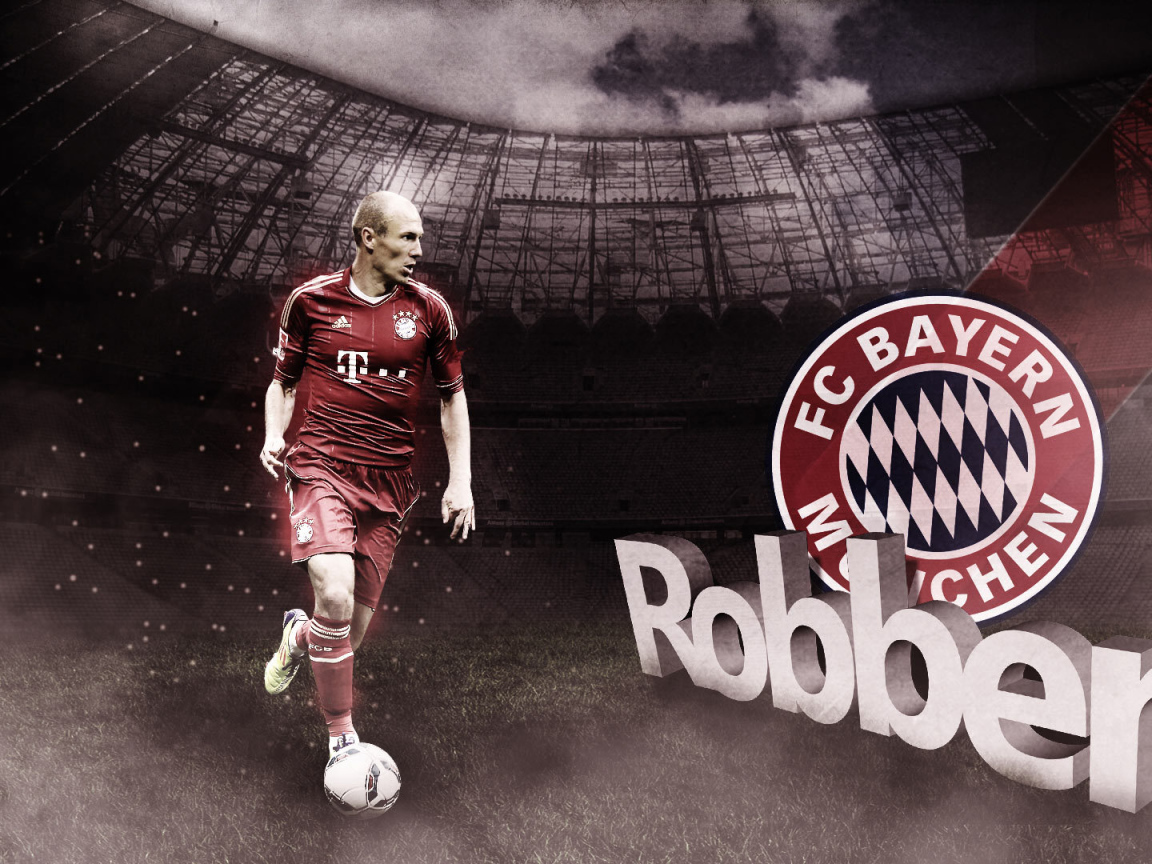 Игрок Баварии Арьен Роббен