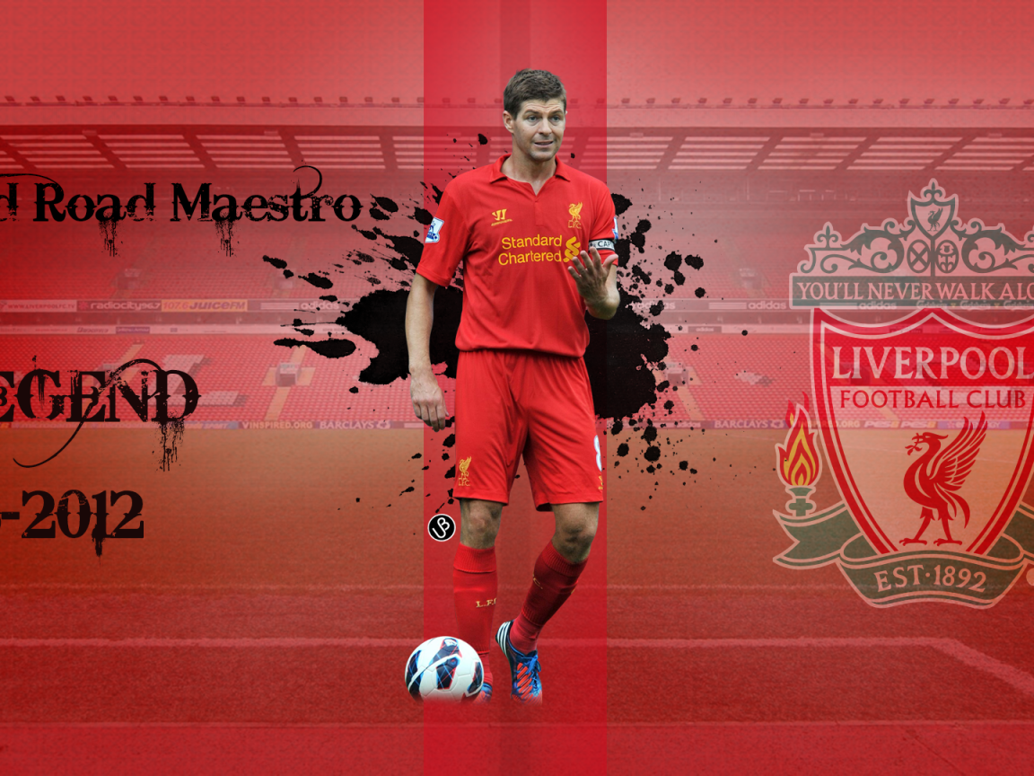 Игрок Ливерпуля Стивен Джеррард