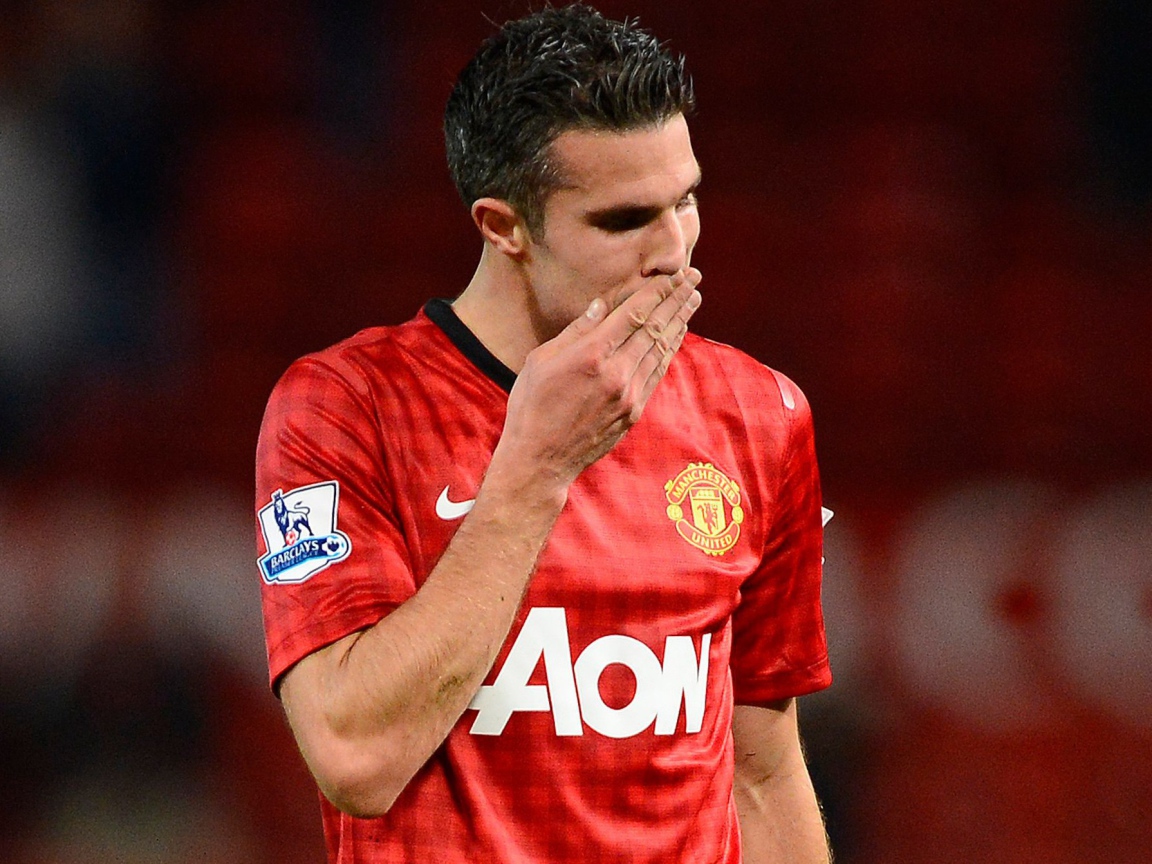 Игрок Манчестер Юнайтед Робин ван Перси