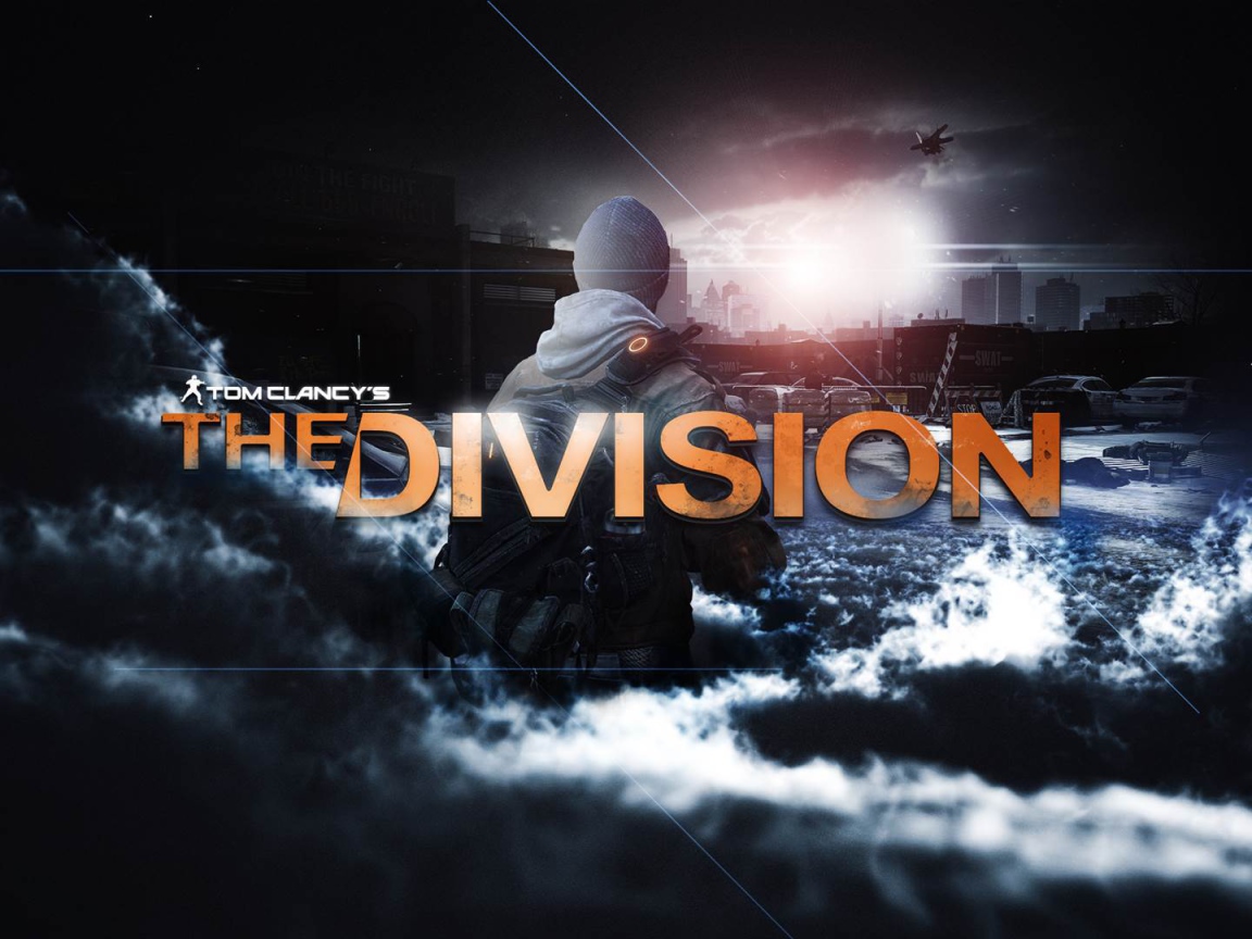 Tom Clancy's The division: hero watching the city