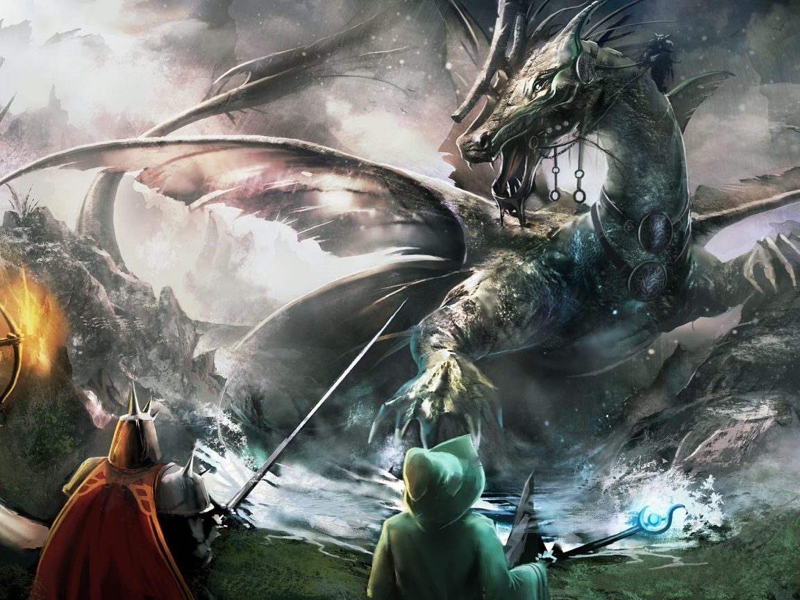 Trine 2 Complete Story: сражаются с драконом