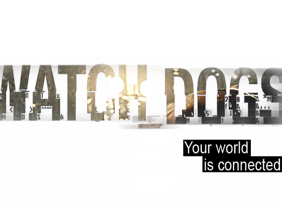 Watch Dogs: белый фон