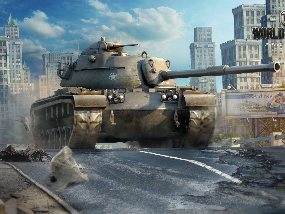 World of Tanks: американский танк M48A1