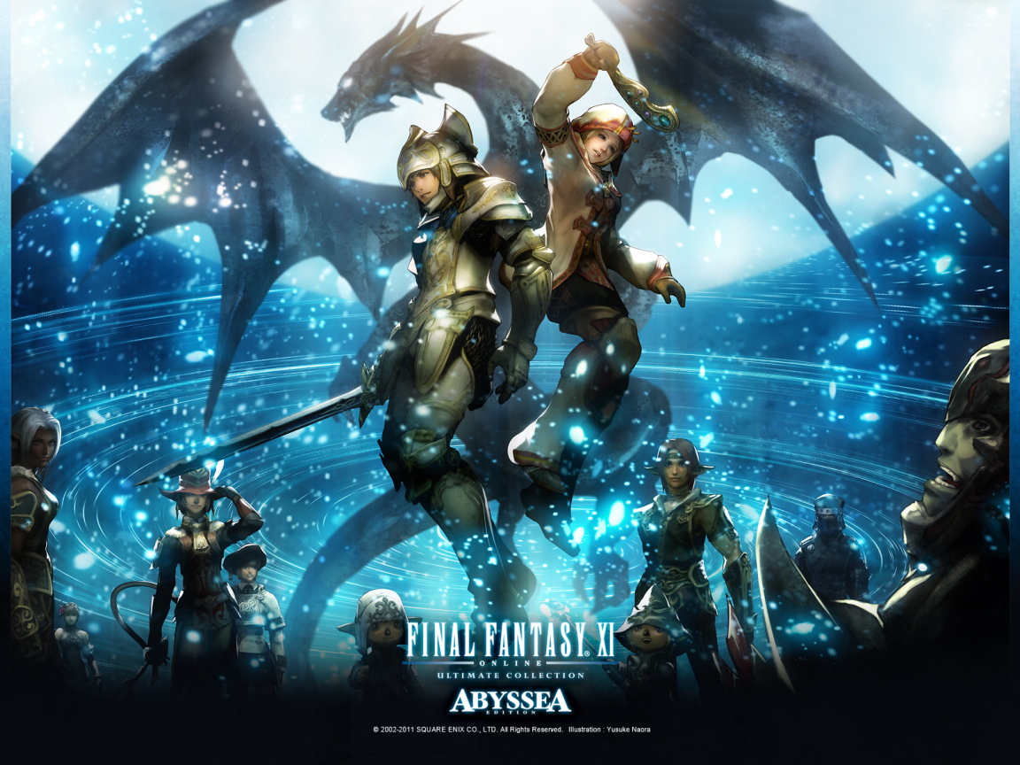 Заставка игры Final Fantasy hv