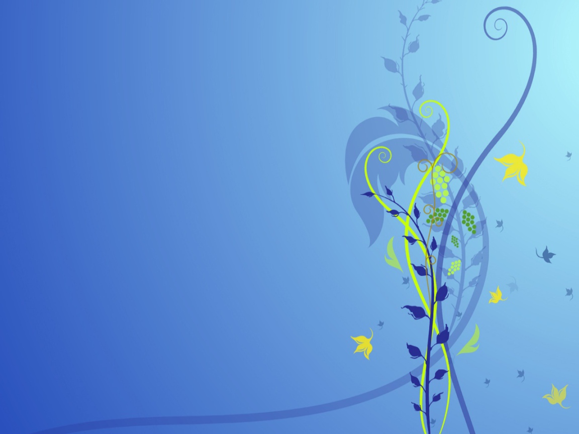 Абстрактный голубой цветок