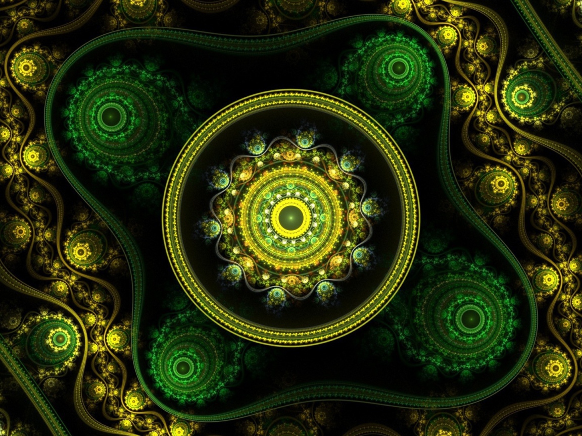 Зеленая абстракция