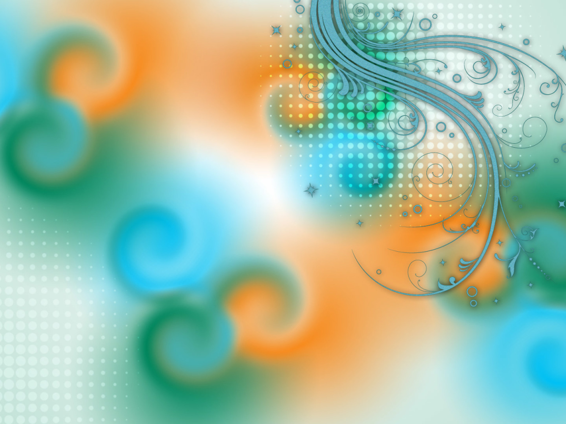 Бирюзовый орнамент